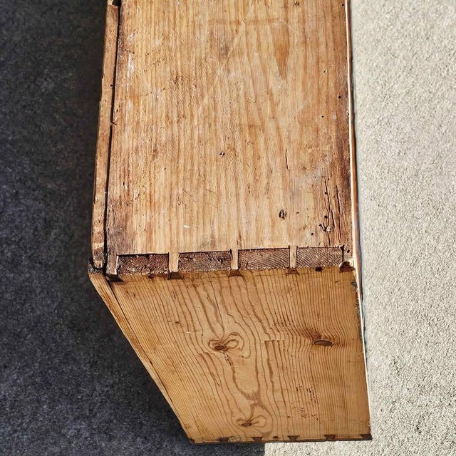 Gorgeous Early 1800s German Hand-Painted Folk Art Wardrobe, Authentic Marriage/Bridal Wardrobe For Sale - Image 11 of 11