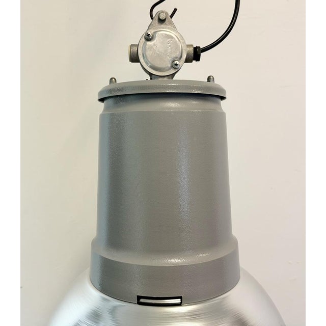 Industrial Italian Industrial Aluminium Pendant Lamp from Fael Luce, 1970s For Sale - Image 3 of 18