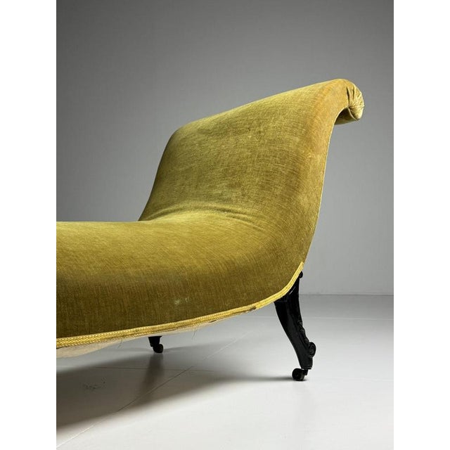 Napoleon III Slipper Chaise Loungue For Sale - Image 18 of 18