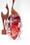 Glass Red Crystal Vases by Augustsson for Åseda, Set of 2 For Sale - Image 7 of 10