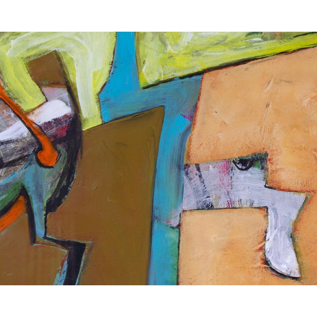 Abstract Mixed Media Painting by James L. Bruch For Sale - Image 4 of 8