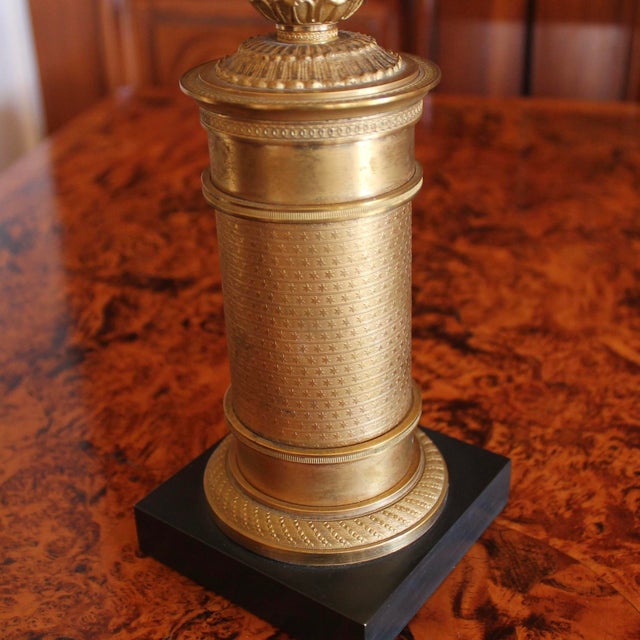 Early 20th Century Pair of Continental Gilt Figural Neoclassical Candelabra For Sale - Image 5 of 15