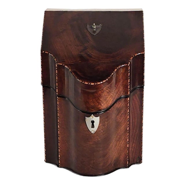 Georgian Cutlery Box in Mahogany, Circa 1790 For Sale