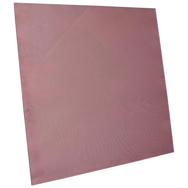 Moiré L Square Mirror by Kajsa Willner For Sale