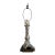 Early 20th Century French Vieux Rouen Polychrome Faience Table Lamp on Pierced Metal Base For Sale