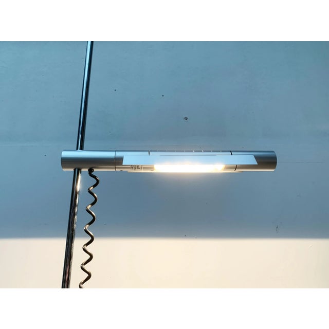Silver Vintage Halo 250 Floor Lamp by Rosemarie & Rico Baltensweiler for Swiss Lamps International For Sale - Image 8 of 18