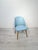 1950s Vintage Blue Leather Armchair, 1950s For Sale - Image 5 of 14