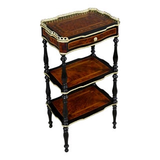 Small 19th Century Napoleon III Marquetry Side Table For Sale