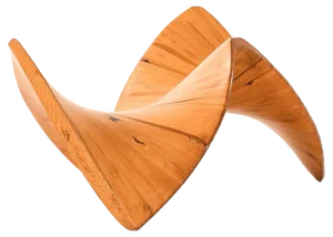 European Artist, Abstract Sculpture, 1950s, Pine