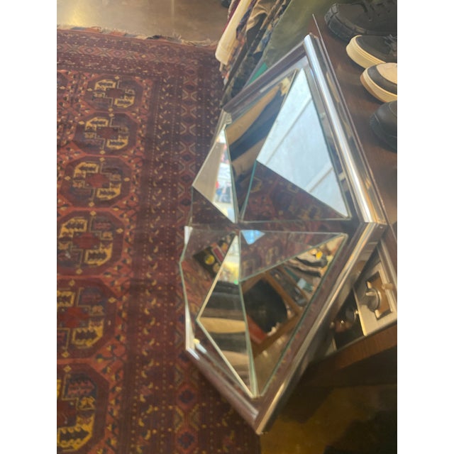 1970s Hexagonal Wall Mirror For Sale - Image 9 of 12