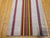 American Vintage American Rag Runner, Handwoven Wool & Cotton, Stripe Pattern, 3x14 For Sale - Image 3 of 14