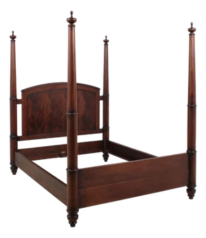 Baker Milling Road Flame Mahogany 4 Post Queen Size Bed
