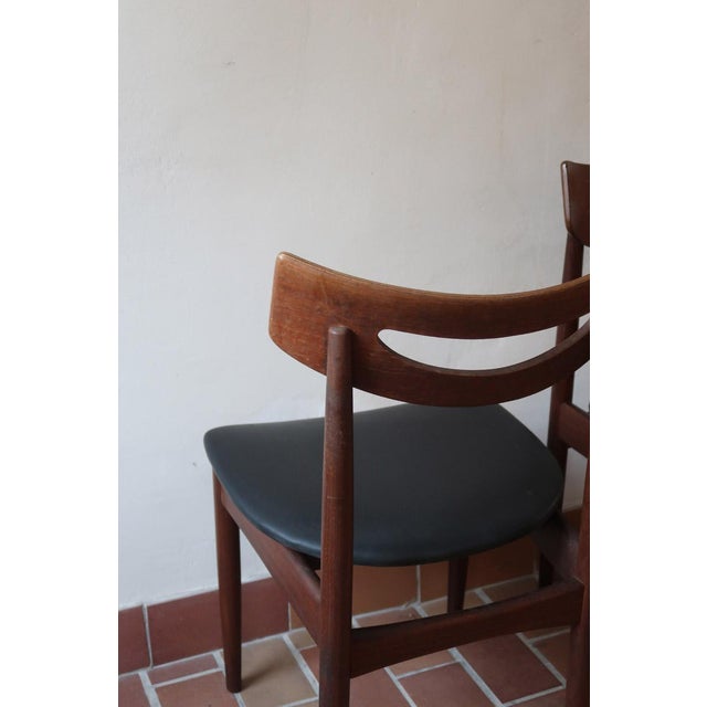 Danish Teak Dining Chairs in the manner of Henry Walter Klein, 1960s, Set of 5 For Sale - Image 16 of 18
