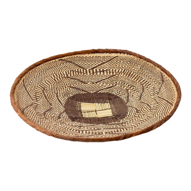 Early 20th Century Tonga Binga Basket 20 Inch For Sale