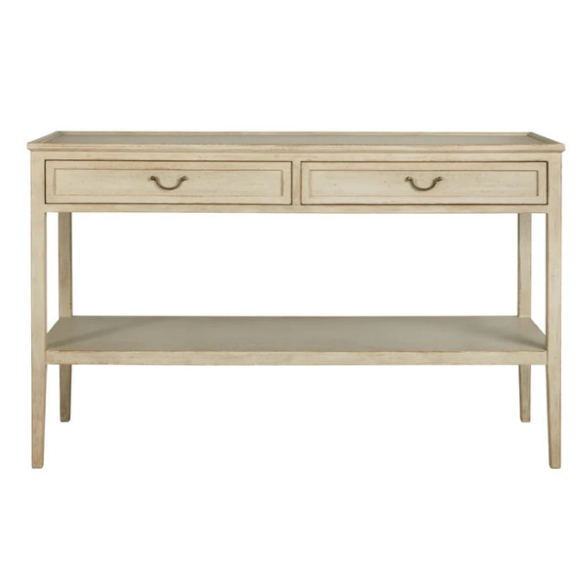 Chelsea Editions Two-Drawer Console Table For Sale - Image 4 of 4