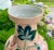 Mid 20th Century Pink Chrysanthemum Hand Painted Chinese Vase For Sale - Image 9 of 10