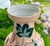Pink Chrysanthemum Hand Painted Chinese Vase For Sale - Image 9 of 10