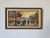 Charming vintage European Impressionist-style cityscape oil painting, depicting a lively urban street scene with figures,...