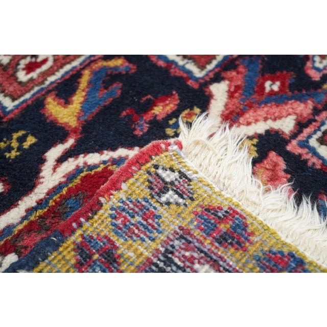 Antique Heriz Rug 6'8'' x 9'4'' For Sale - Image 9 of 11