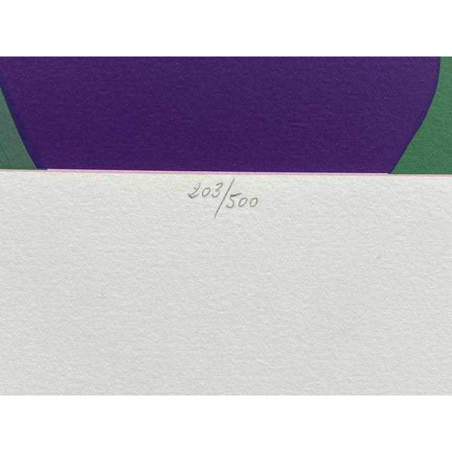 Post Modern Serge Samama Tulips Serigraph, 1983 For Sale - Image 12 of 14