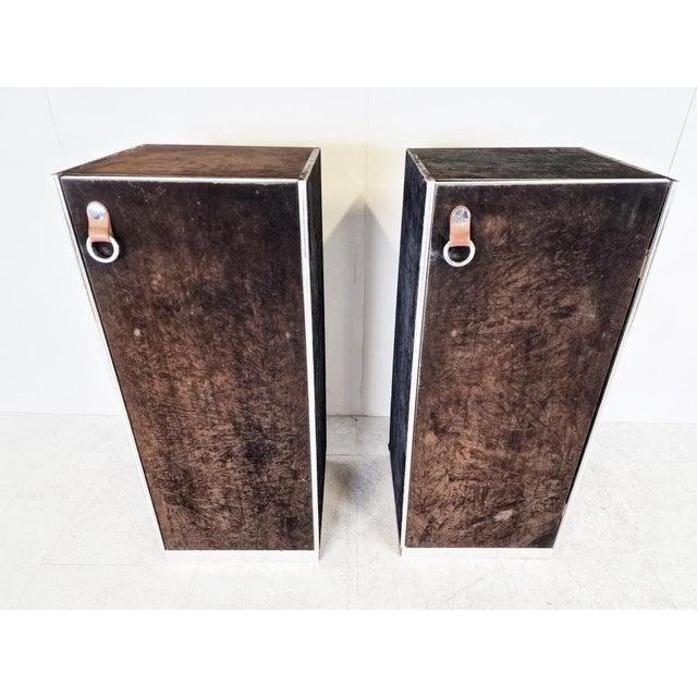 Vintage Cabinets by Guido Faleschini for Hermes, 1970s, Set of 2 For Sale - Image 3 of 12