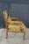 Wood Vintage Italian French Provincial Bergere Armchair Fauteuil Library Lounge Chair For Sale - Image 7 of 18