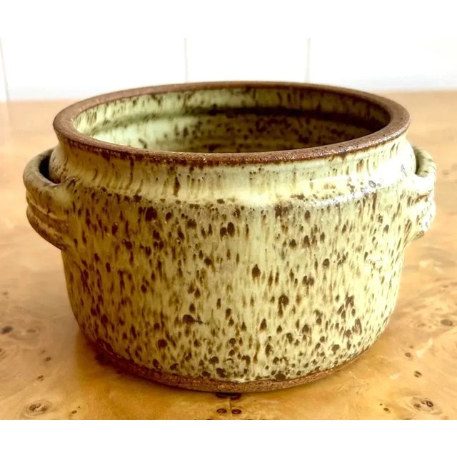 Ceramic Vintage Boho Studio Pottery Dish For Sale - Image 7 of 7