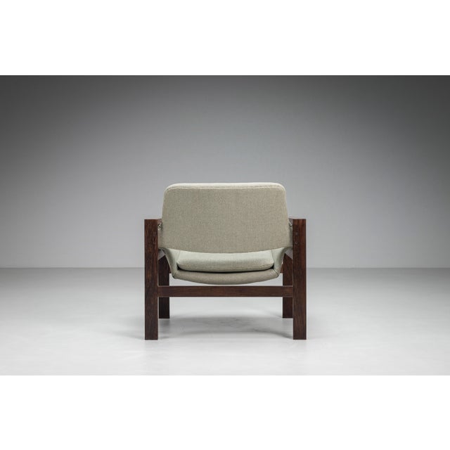 Mid-Century Wengé Lounge Chair, 1970s For Sale - Image 9 of 17