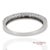 14k 585 Solid White Gold Side Engraving Milgrain Natural Diamond Band Ring, Size 6 For Sale - Image 4 of 13