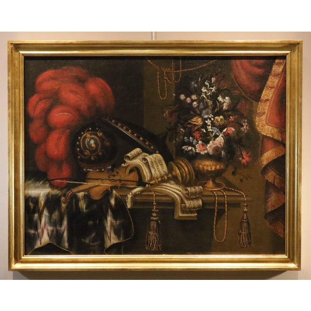 Baroque Antonio Tibaldi, Still Life, 1670, Oil on Canvas For Sale - Image 3 of 14