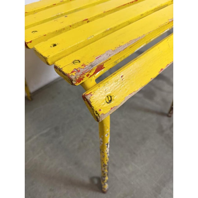 Vintage Industrial Yellow Chair, 1960s For Sale - Image 10 of 16