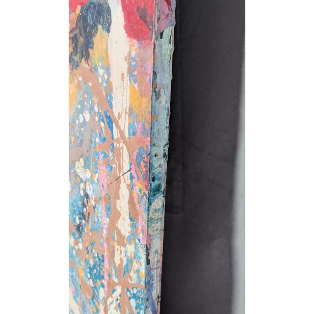 1960s Monumental Double-Sided Abstract Studio Painting, American Modernist For Sale - Image 9 of 10