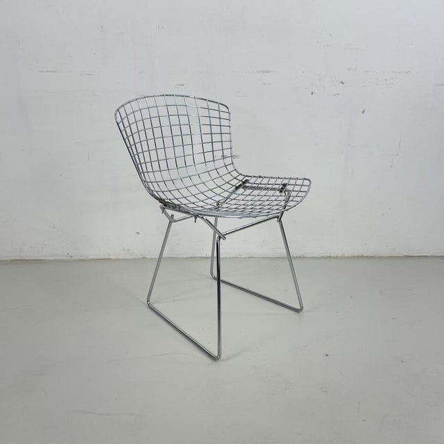 Side Chair in Chrome by Harry Bertoia, 1950s For Sale - Image 11 of 11
