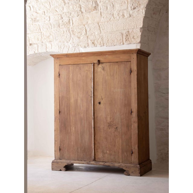 Light Brown Tuscan Cabinet in Poplar For Sale - Image 4 of 11