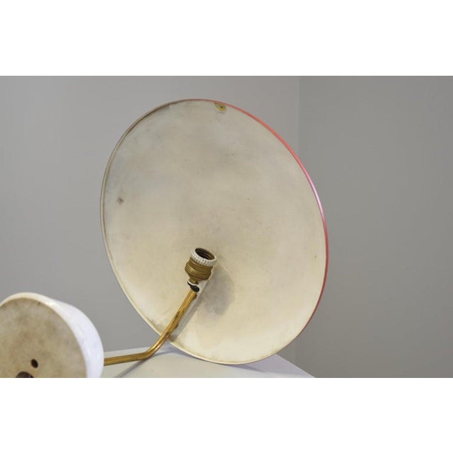 Red Vintage Table Lamps by Bruno Gatta for Stilnovo, 1950, Set of 2 For Sale - Image 8 of 14