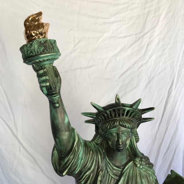 Vintage Ceramic Statue of Liberty Light Chairish