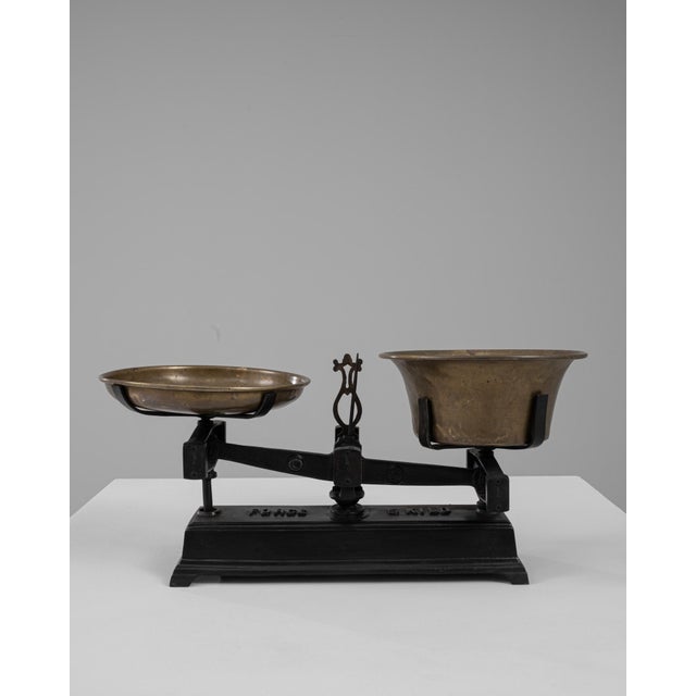 19th Century French Iron & Brass Scale For Sale - Image 16 of 18