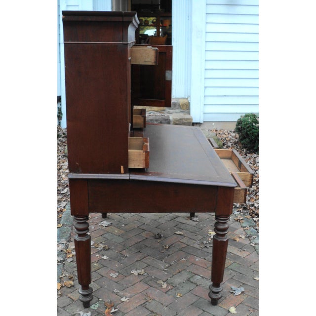 Antique Texas J. W. Hannig Railroad Station Desk Chairish