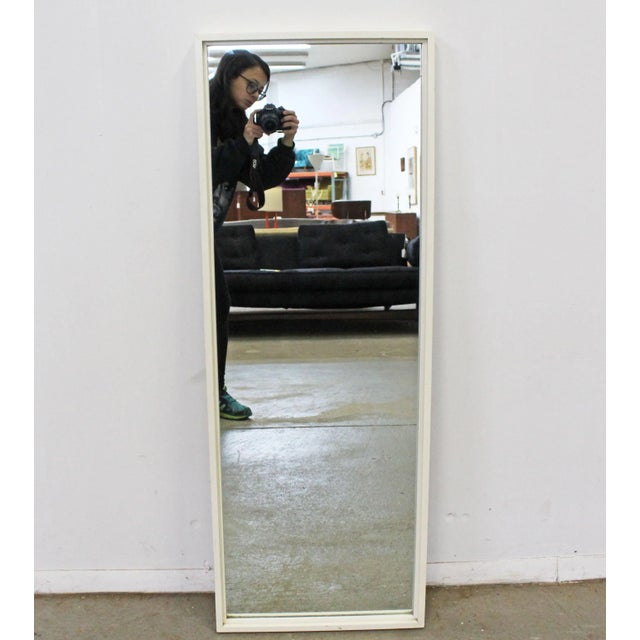 Mid-Century Modern Mid-Century Modern Paul McCobb Planner Group White Wall Mirror For Sale - Image 3 of 11