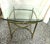 La Barge Brass Glass Top End Table For Sale In Detroit - Image 6 of 8