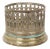 Antique French Wine Bottle Holder in Silver-Plated Metal, 1890s For Sale
