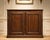 Brown Regency Low Sideboard with Plinth in Oak Herringbone Top For Sale - Image 8 of 9