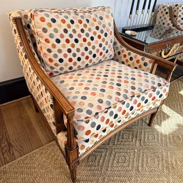 Traditional Pair of Vintage Sheraton Chairs For Sale - Image 3 of 11