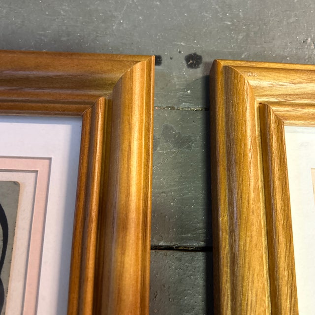 Two Contemporary Original Wayne Cunningham Abstract Marker Drawings - Set of Two For Sale - Image 4 of 6