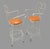 Pair of Vintage Ice Cream Soda Bar Barstool Chairs With Heart Shaped Backs For Sale - Image 9 of 11