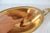 Vintage Oval Brass Pedestal Bowl W/ Ornate Handles For Sale - Image 10 of 12