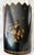 Black Mid-Century Italian Hand-Painted Chinoiserie Tole Wastebasket for Bergdorf Goodman For Sale - Image 8 of 9