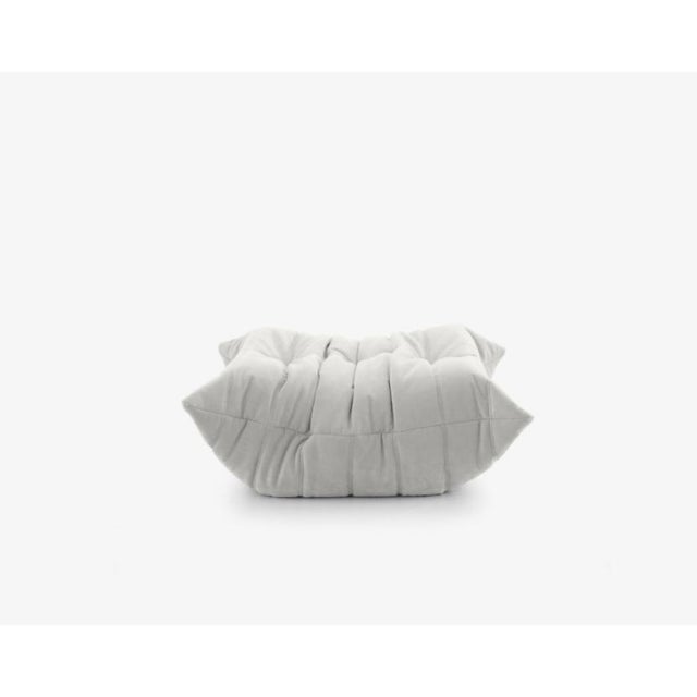 Art Deco Brand New Alcantara Ligne Rose Togo Ottoman For Sale - Image 3 of 4