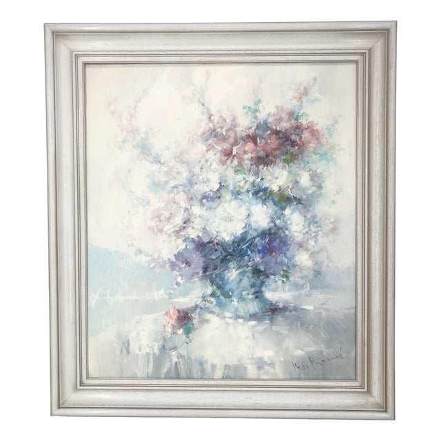 Ingfried Paul Henze-Morro, Impressionist Still Life, 1980s, Oil on Canvas For Sale