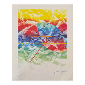 James Rosenquist Signed Lithograph Print, 1970’s Contemporary, Abstract, Modern